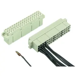 Female connector, type E, 48 pole, pitch 5.08 mm, crimp connection, straight, 09050483202