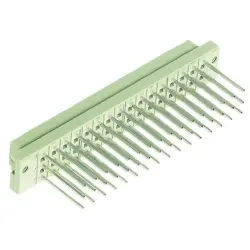 Female connector, type E, 48 pole, a-c-e, pitch 5.08 mm, wire-wrap, straight, 09052487821