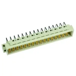 Male connector, type E, 48 pole, a-c-e, pitch 5.08 mm, solder pin, angled, 09056486931