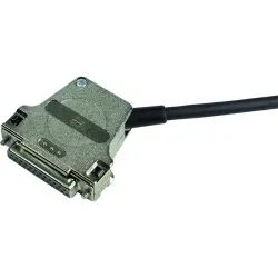 D-Sub connector housing, size: 3 (DB), angled 45°, cable Ø 3 to 12.5 mm, metal, silver, 09670250335