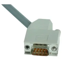 D-Sub connector housing, size: 3 (DB), angled 45°, cable Ø 5 to 11 mm, thermoplastic, gray, 09670250571