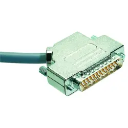 D-Sub connector housing, size: 4 (DC), angled 45°, cable Ø 4 to 10.2 mm, metal, silver, 09670370333