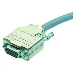 D-Sub connector housing, size: 4 (DC), straight 180°, cable Ø 4 to 10.2 mm, metal, silver, 09670370343