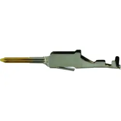 Pin contact, 0.5-1.5 mm², AWG 20-16, crimp connection, gold-plated, 09060009552