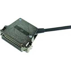 D-Sub connector housing, size: 5 (DD), angled 45°, cable Ø 3 to 15 mm, metal, silver, 09670500338