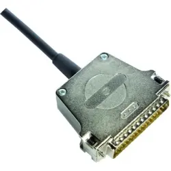D-Sub connector housing, size: 5 (DD), straight 180°, cable Ø 3 to 15 mm, metal, silver, 09670500349