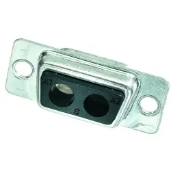 D-Sub socket, 2 pole, 2W2C, straight, 09691000022