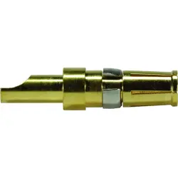 Receptacle, 2.5-4.0 mm², AWG 14-12, solder connection, noble metal, 09691817421