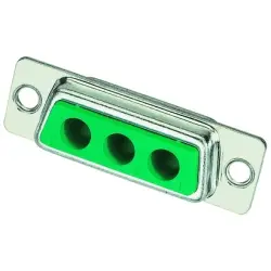 D-Sub socket, 3 pole, 3W3, 09692000033