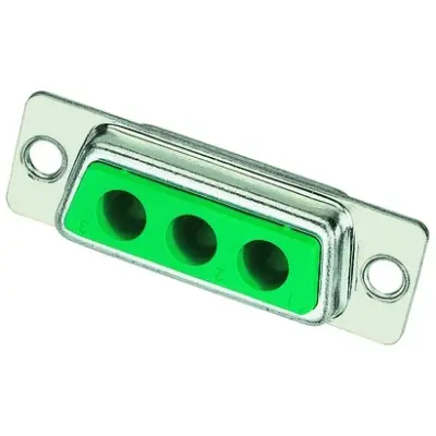 D-Sub socket, 3 pole, 3W3, 09692000033 - 1
