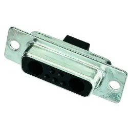 D-Sub socket, 7 pole, 7W2, unequipped, crimp connection, 09692020072