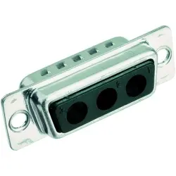 D-Sub plug, 3 pole, 3W3, 09692100633