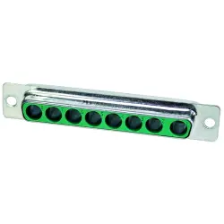 D-Sub socket, 8 pole, 8W8, straight, 09694000088