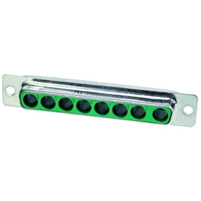 D-Sub socket, 8 pole, 8W8, straight, 09694000088 - 1