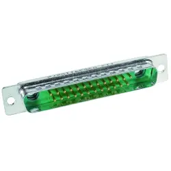 D-Sub plug, 27 pole, 27W2, equipped, straight, solder cup, 09694117272
