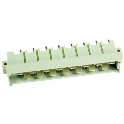Male connector, type H15, 15 pole, z-d, pitch 5.08 mm, solder pin, straight, silver-plated, 09060152913 - 1