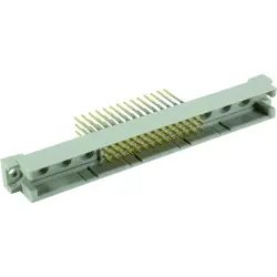 Male connector, type M, 42 pole, a-b-c, pitch 2.54 mm, press-in connection, straight, 09731426974