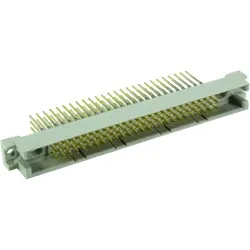 Male connector, type M, 78 pole, a-b-c, pitch 2.54 mm, press-in connection, straight, 09731786974