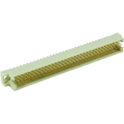 Male connector, type R, 96 pole, a-b-c, pitch 2.54 mm, solder pin, straight, 09731966519