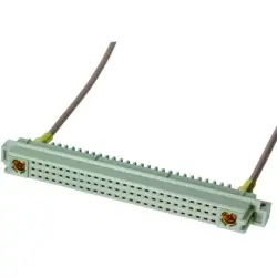 Female connector, type M, 78 pole, a-b-c, pitch 2.54 mm, solder pin, angled, 09732786801