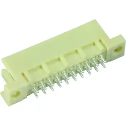 Male connector, type 3Q, 20 pole, a-b, pitch 2.54 mm, solder pin, straight, 09751206519
