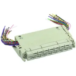 Shell housing for DIN 41612, type F, H, MH, 09060480515