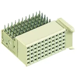 Female connector, 55 pole, pitch 2 mm, angled, 17230551102