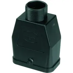 Grommet housing, size Han-Compact, PC, M25, straight, longitudinal bow locking, IP65, 19120080429