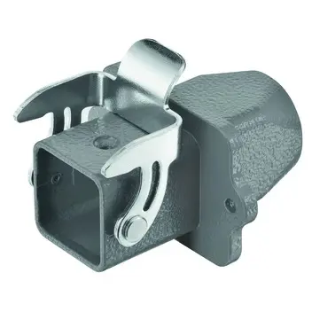 Wall bushing housing, size 3A, zinc die casting, M20, straight, longitudinal bow locking, IP44/IP65/IP67, 19200031120 - 1