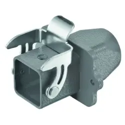 Wall bushing housing, size 3A, zinc die casting, M20, straight, longitudinal bow locking, IP44/IP65/IP67, 19200031120