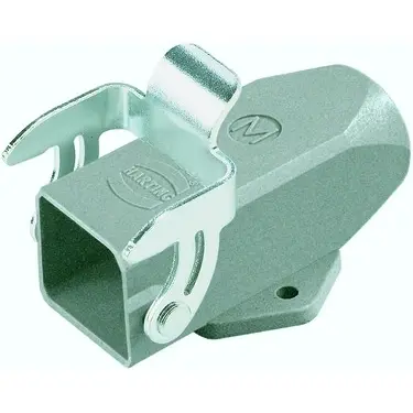 Surface mount housing, size 3A, zinc die casting, M20, straight, longitudinal bow locking, IP44/IP65/IP67, 19200031252 - 1