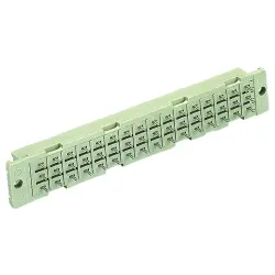 Female connector, type F, 48 pole, z-b-d, pitch 5.08 mm, solder pin, straight, 09062486834