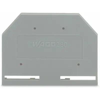 End/Intermediate plate for terminal block, 280-301 - 1