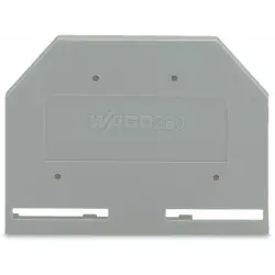 End/Intermediate plate for terminal block, 280-301