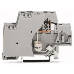 Double-decker component terminal block surge arrester, spring-clamp connection, 0.08-2.5 mm², 20 A, gray, 280-503/281-579
