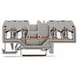 4-wire feed-through terminal, spring-clamp connection, 0.08-2.5 mm², 1 pole, 20 A, 8 kV, blue, 280-634