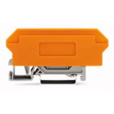 4 conductor basic terminal block, spring-clamp connection, 0.08-2.5 mm², 14 pole, 10 A, 6 kV, gray, 280-636 - 1