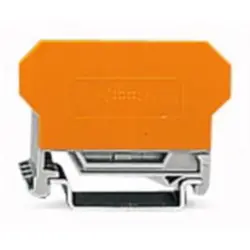 2 conductor basic terminal block, spring-clamp connection, 0.08-2.5 mm², 10 pole, 10 A, 6 kV, gray, 280-639