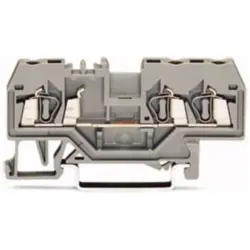 3-wire feed-through terminal, spring-clamp connection, 0.08-2.5 mm², 1 pole, 24 A, 8 kV, orange, 280-650