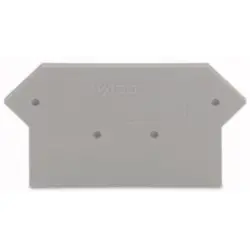 End/Intermediate plate for terminal block, 281-316