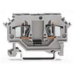 2 conductor component terminal with diode 1N5408, spring-clamp connection, 0.08-4.0 mm², 1 pole, 1.5 A, gray, 281-603/281-400