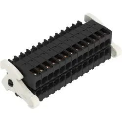 Socket header, 10 pole, pitch 3.5 mm, straight, black, 713-1105/037-047