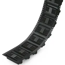 Pin header, 14 pole, pitch 3.5 mm, straight, black, 713-1407/105-000/997-406