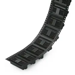 Pin header, 20 pole, pitch 3.5 mm, straight, black, 713-1410/105-000/997-407