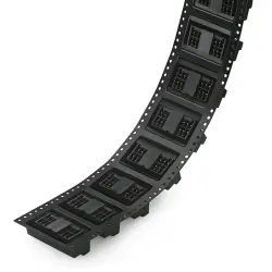 Pin header, 34 pole, pitch 3.5 mm, straight, black, 713-1417/116-000/997-409