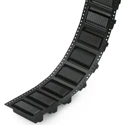 Pin header, 22 pole, pitch 3.5 mm, angled, black, 713-1431/105-000/997-407