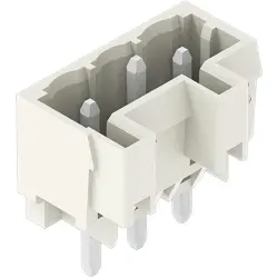 Pin header, 8 pole, pitch 5 mm, straight, light gray, 721-168/001-000
