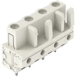 Socket header, 6 pole, pitch 7.5 mm, straight, light gray, 722-736