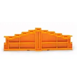4 level end plate for connection terminal, 727-217