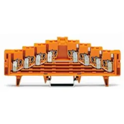 4-level potential terminal, spring-clamp connection, 0.08-1.5 mm², 1 pole, 18 A, 4 kV, gray, 727-228